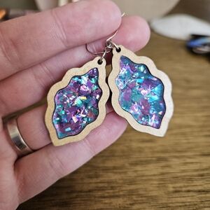 Jamielizabeth Cotton Candy Confetti Earrings